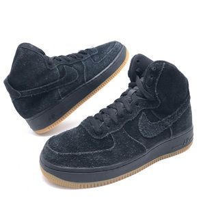 Nike Kids' Air Force 1 High LV8 Suede Black Gum Size 6.5Y 807617-002